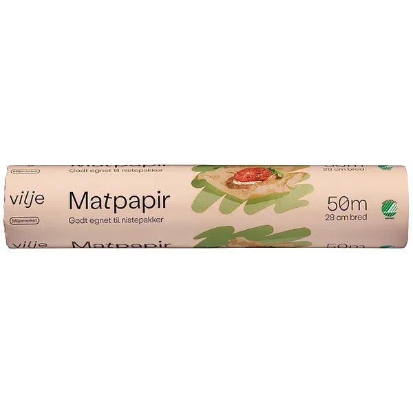 Matpakkepapir 50m Vilje