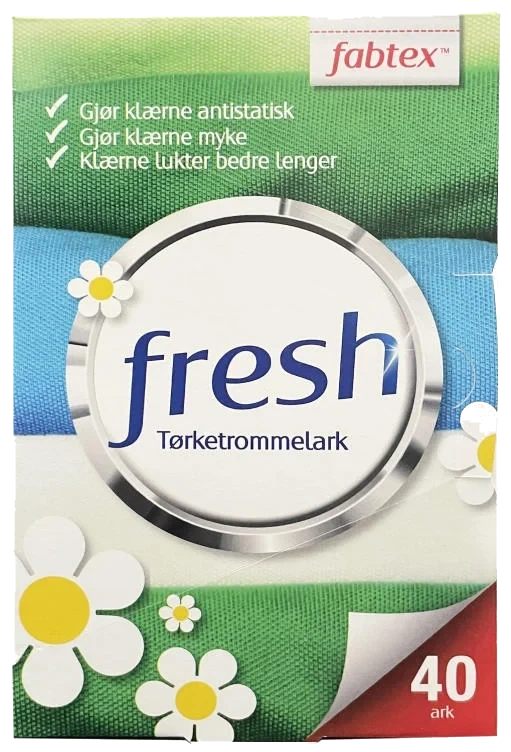 Fabtex Tørketrommelark 40stk