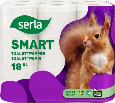 Serla Miljøvalg Toalettpapir 18pk