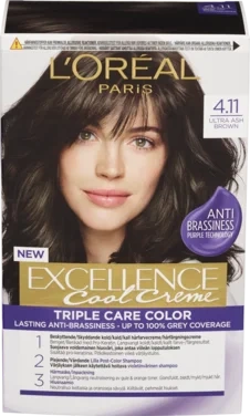 Loreal Paris Excellence Creme Ultra Ash Brown 4.11
