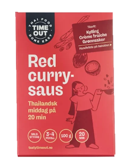 Time Out Rød Curry Saus 100g