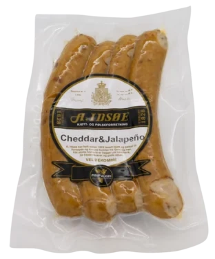 Idsøe Cheddar & Jalapeno 260g (4 X 65gr)