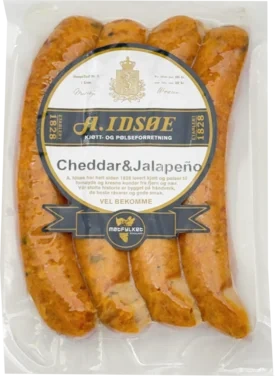 Idsøe Cheddar & Jalapeno 260g (4 X 65gr)
