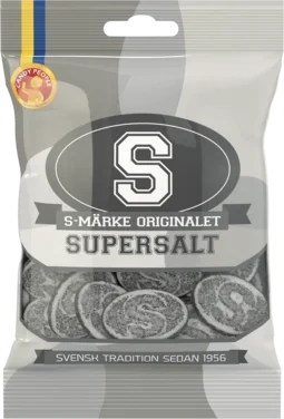S-märke Supersalt Salt Gele 80g