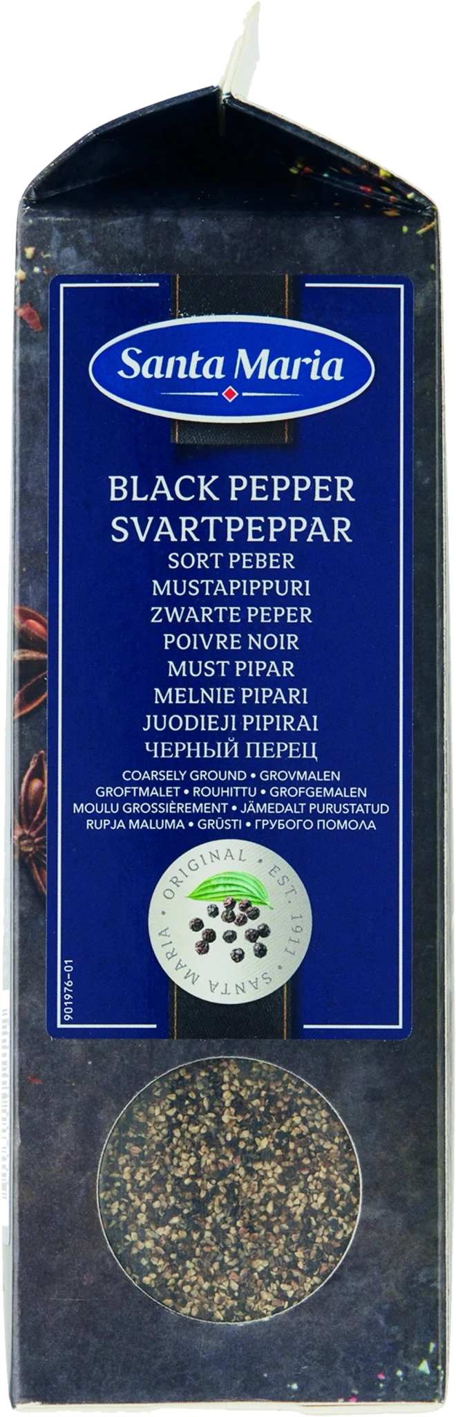 Svartpeppar Grovmalen