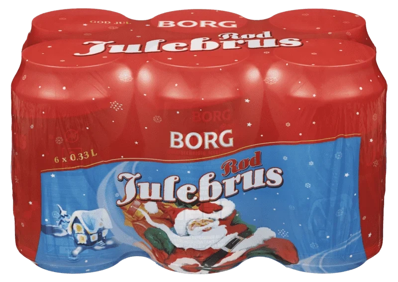 Borg Julebrus Rød 6stk x 0,33l