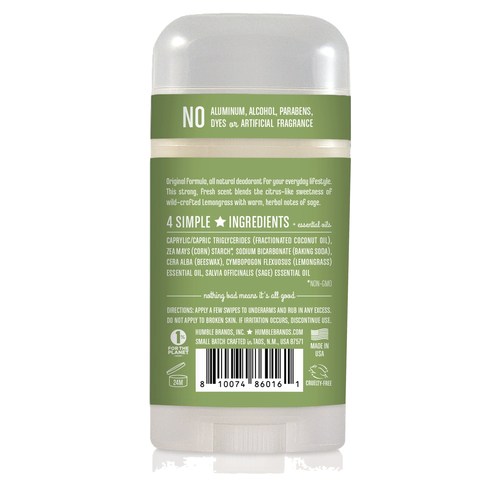 Humble deodorant Lemongrass & Sage
