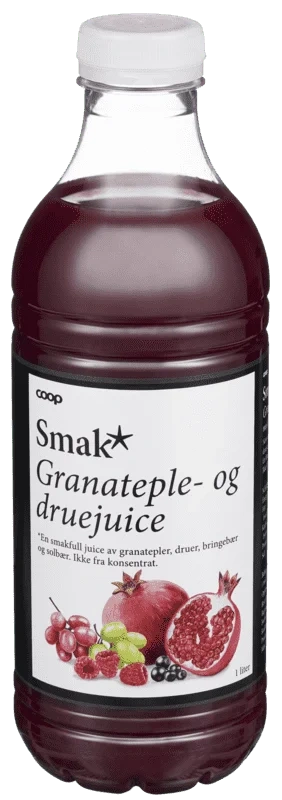 Smak Granateple&Druejuice 1l