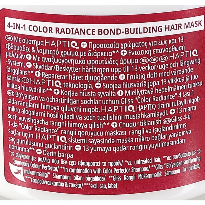 Gliss 4-in-1 Color Radiance Hair Mask