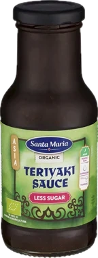 Teriyaki Sauce Organic Less Sugar 250ml Santa Maria