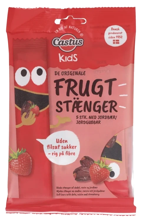 Castus Fruktstang Jordbær 100g