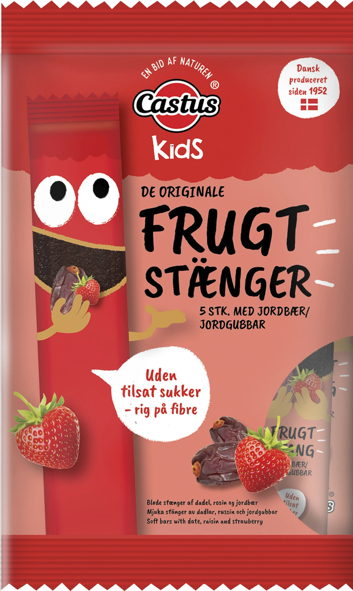 Fruktstång Jordgubb 5-pack