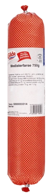 Medisterfarse Snabb Frys 750g Gilde