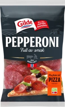 Pepperoni Skivet 130g Gilde