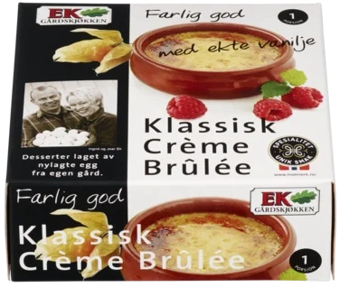 Creme Brulee Klassisk 110g Ek Gårdspakkeri