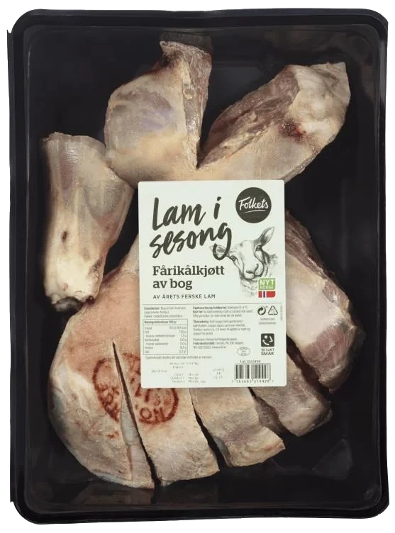 Fårikålkjøtt Av Lammebog ca 1,6kg Folkets