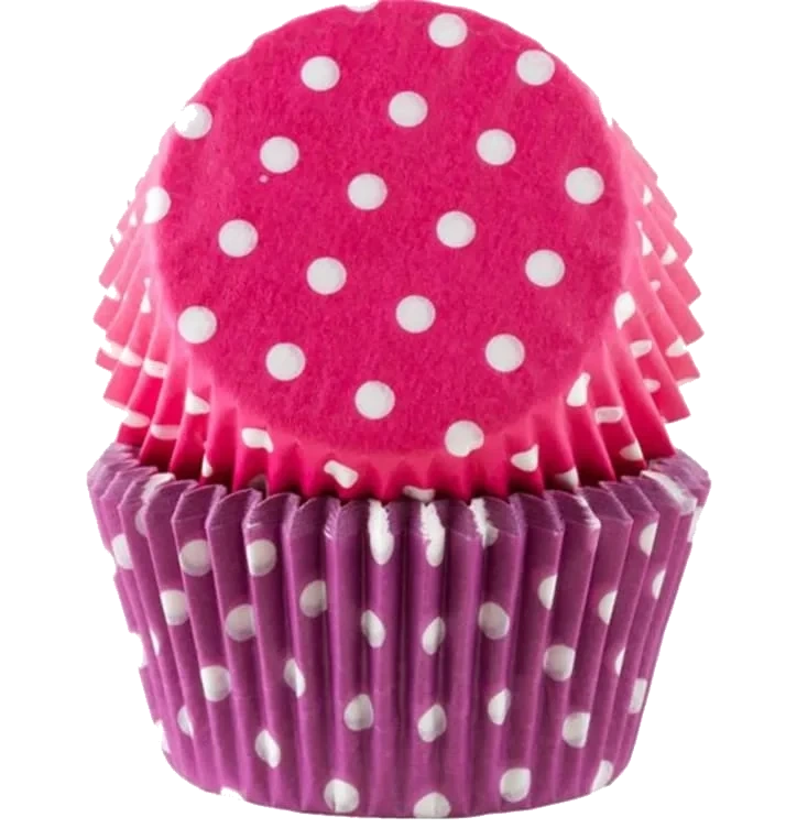 Muffinsformer Soft Polkadott 50stk Cacas