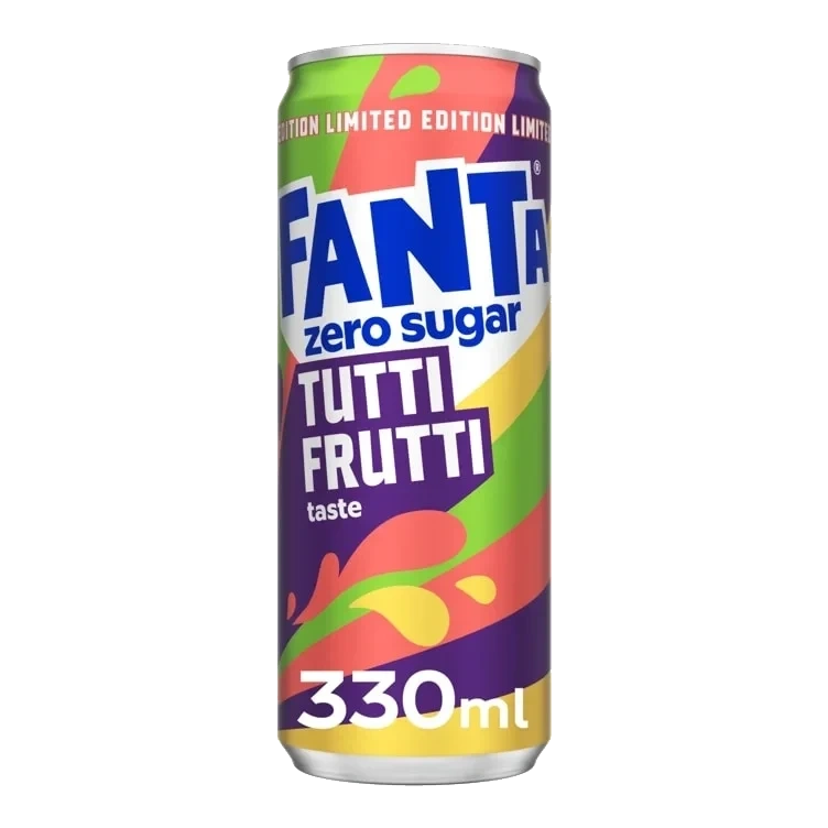 Fanta Tutti Frutti Zero Sugar 0,33l boks