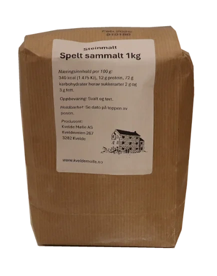 Steimalt Spelt  Sammalt Kvelde Mølle 1kg