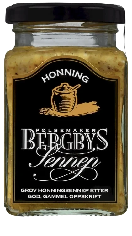 Honningsennep 230g Bergbys