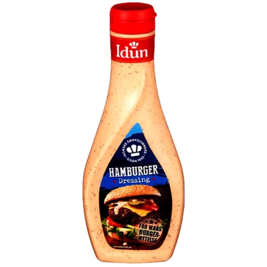 Hamburger Dressing Idun 450 g