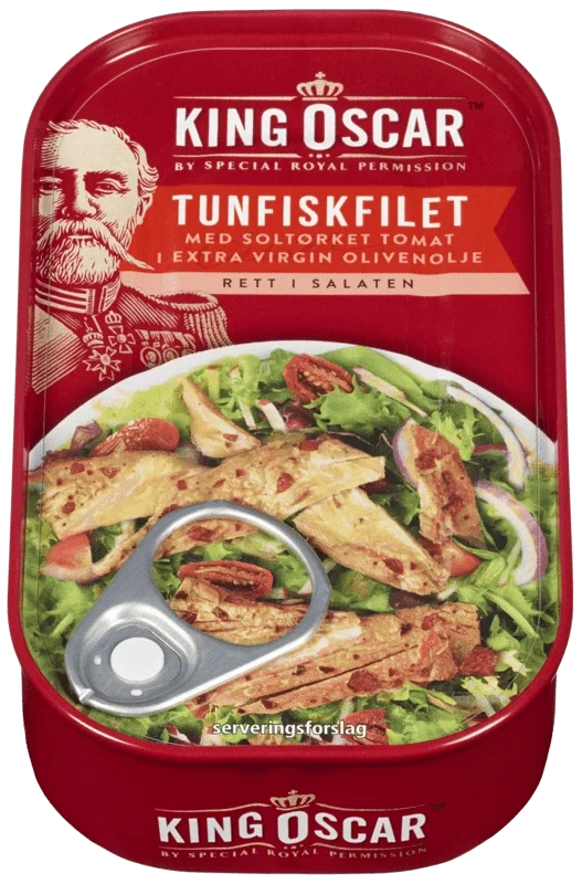 Tunfiskfilet Soltørkede Tomater 115g King Oscar