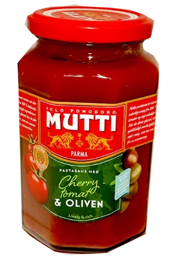 Mutti Pastasaus m/oliven 400g