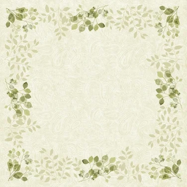 Snippduk Biodunicel 84x84cm Paisley Leave