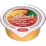Aprikos-ferskensyltetøy 100/24g Lerum