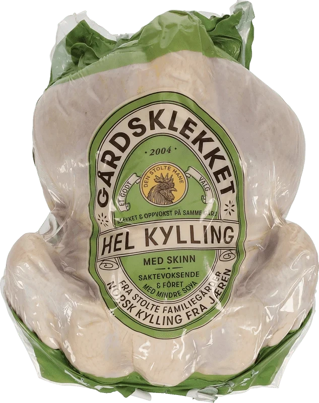 Den Stolte Hane Hel Kylling Gårdsklekket