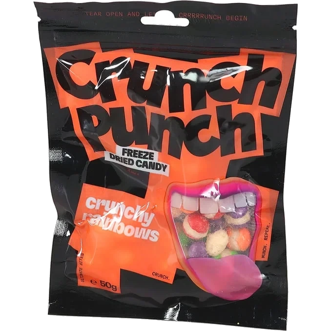 Frystorkat Godis Crunchy Rainbows