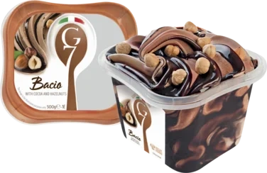 Bacio 1l G7 Ekte Italiensk Iskrem