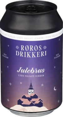 Røros bryggeri julebrus u/tilsatt sukker bx   24x33cl