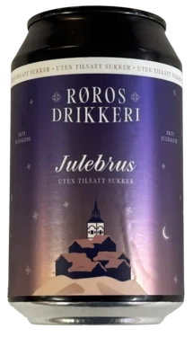 Julebrus uten Tilsatt Sukker 0,33l bx Røros Drikkeri
