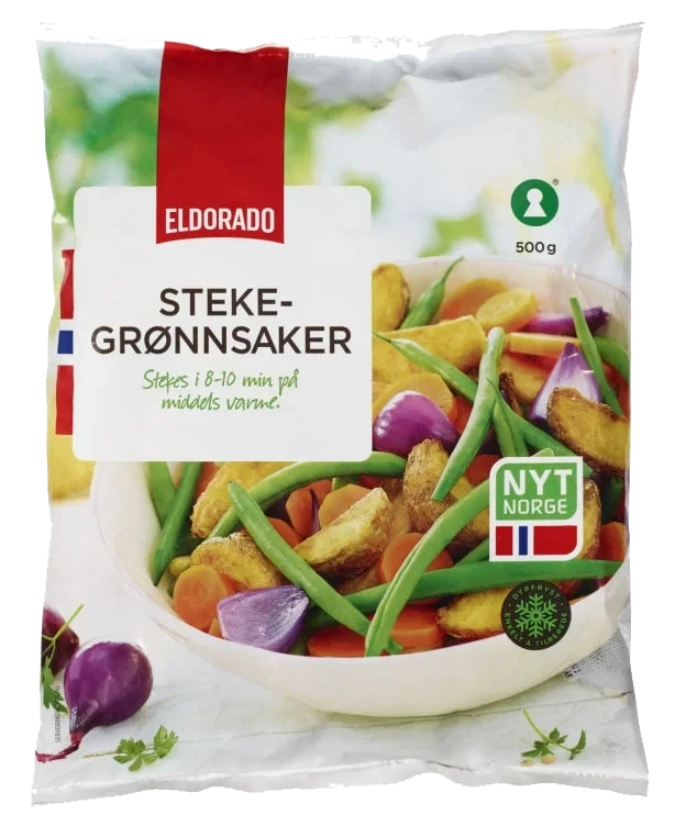 Stekegrønnsaker 500g Eldorado