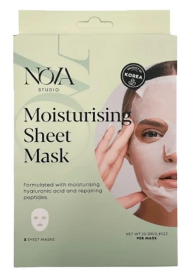 Nova Moisture Sheet Mask 3pk