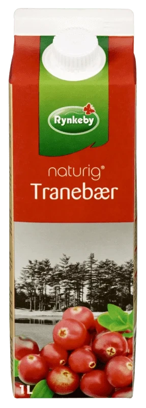 Tranebærdrikk 1,0 Lt Naturig