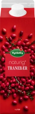 Tranebærdrikk 1,0 Lt Naturig
