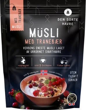 Musli Lett Ristet m/Tranebær 400g Dsh