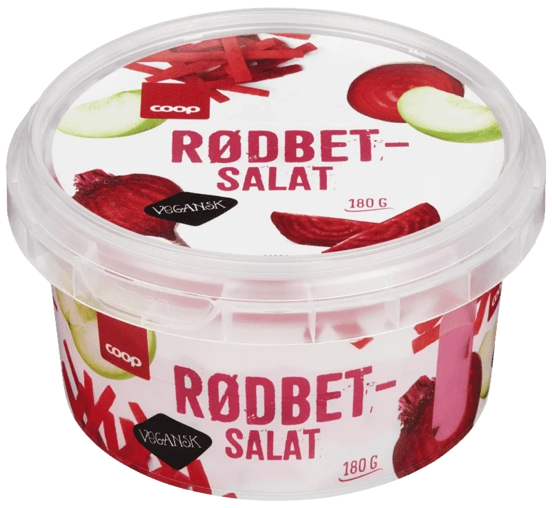 Rødbetsalat 180g Coop Vegetardag