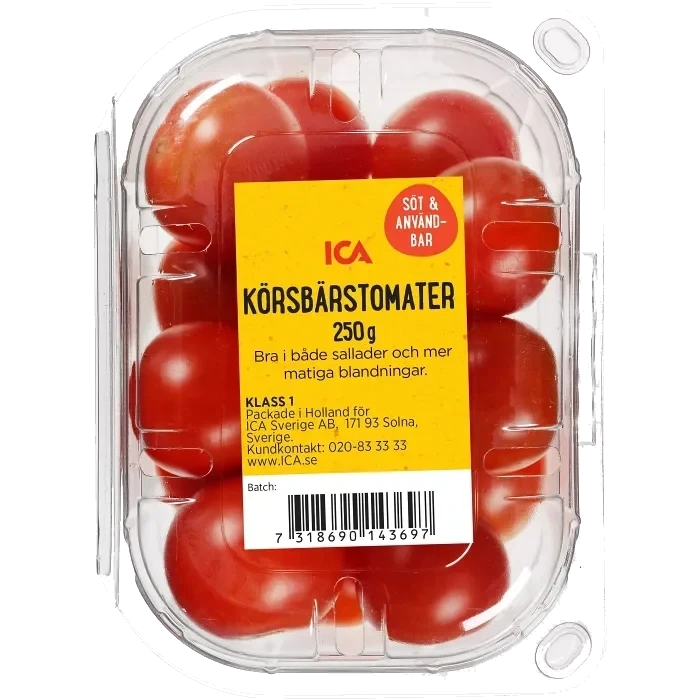 Körsbärstomater 250g Klass 1 ICA