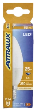 Attralux Led Mignon 25w E14 B35 Matt