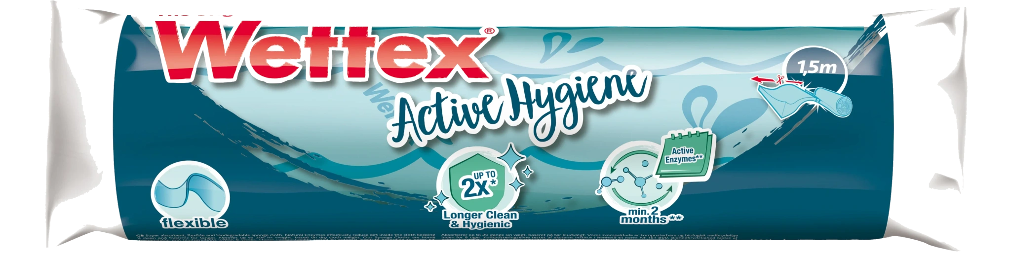 Wettex Active hygiene Rulle