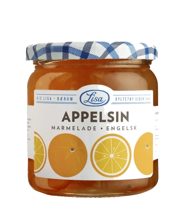 Appelsinmarmelade 420 Gr Glass Lisa