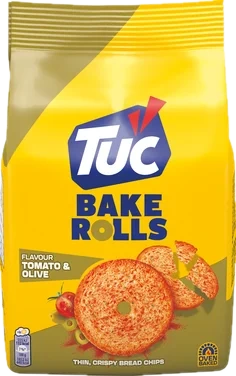Tuc Bake Rolls Tomat & Oliven 150g