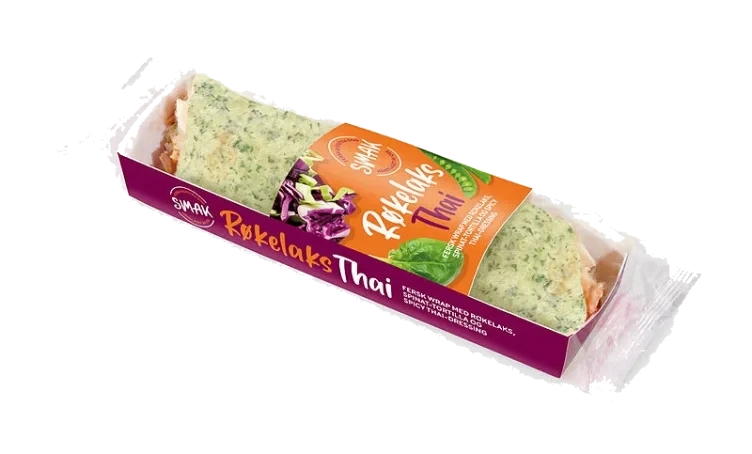 Wrap Røkelaks Thai 215g Smak