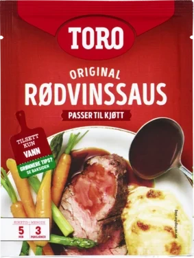 Rødvinsaus Original 31g Toro