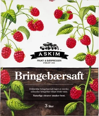 Bringebærsaft Drikkeklar 3 l AFB