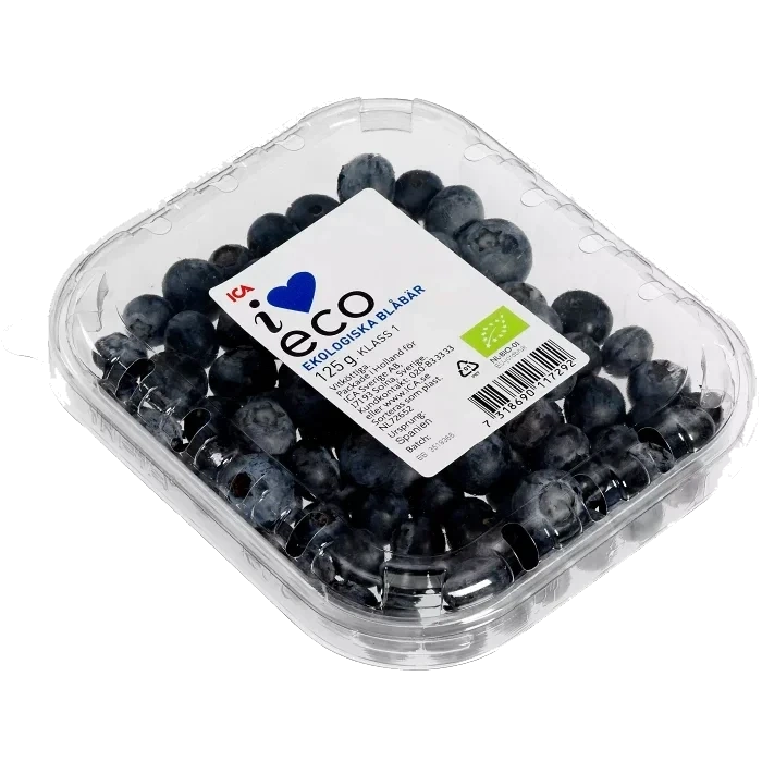 Blåbär Ekologiska 125g ICA I love eco