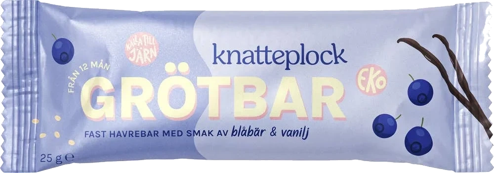 Grötbar Blåbär & Vanilj EKO 12M
